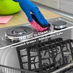 Argyolas 24 inch Gas Cooktop Gas Stove, NG/LPG Convertible 4 Burners for Propane, Neutral (Pre-installed Propane Cooktop) stove top estufas de gas para cocina cocina de propane cooktop