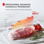 TOSHIBA Small Microwave Oven with 11 Power Levels, ChefDefrost, Sound On/Off & Eco Mode, 0.7 Cu Ft, 700W, Black, MM-EM07PA(BK)