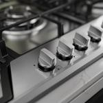 36 Inch Gas Cooktop 5 Sealed Burners, Stainless Steel Drop-in Stovetop Dishwasher Safe Cast Iron Grates, NG/LPG Convertible, 38K BTU