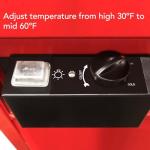 Whynter TBR-185SR 1.8 cu. ft. Portable Tool Box Refrigerator with 2 Drawers and Lock - Red