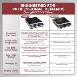 ChangBERT Induction Cooktop NSF Certified Professional Chef Edition Stove, 1800W Commericial Induction Burner with Schott Glass, Large Heating Coil Electric Hot Plate for Restaurant Hotel Food Station