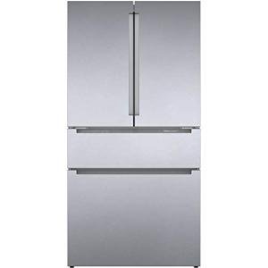 800 Series 36 in. 21 cu. ft. Smart Counter Depth French Door Recessed Handle Refrigerator Stainless Steel, Ice and Water