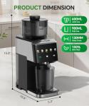 Cold Press Juicer, 5.12" Wide Feed Chute Juice Extractor Machine, Slow Masticating Juicer with Quiet Motor, High Juice Yield, BPA-Free, Juice Maker for Whole Fruits, Vegetables & Leafy Greens