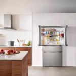 800 Series 36 in. 21 cu. ft. Smart Counter Depth French Door Recessed Handle Refrigerator Stainless Steel, Ice and Water