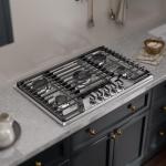 Empava 30 Inch Built-in Gas Cooktop with 5 Sealed SABAF Burners, Stainless Steel Surface, Ion Ignition Technology, LPG/NG Convertible, Dishwasher Safe Grates