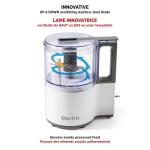 Starfrit Electric Oscillating Food Processor - 4 Cups - Measuring Spoon - High, Low & Pulse Modes - 300W