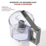 Starfrit Electric Oscillating Food Processor - 4 Cups - Measuring Spoon - High, Low & Pulse Modes - 300W