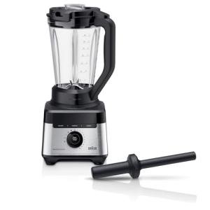 Braun TriForce Power Blender - Powerful 1200 Watt Countertop Blender with 10 Manual Speeds, 3 Texture & 3 Food Settings, Stainless Steel Blades for Effortless Emulsifying, for Smoothies, Purees & More