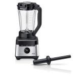 Braun TriForce Power Blender - Powerful 1200 Watt Countertop Blender with 10 Manual Speeds, 3 Texture & 3 Food Settings, Stainless Steel Blades for Effortless Emulsifying, for Smoothies, Purees & More