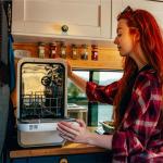 CounterTop Dishwasher Capsule - Compact Dishwasher - 10 Programmes, Touch Control, Auto-drying, Baby Care & Fruit Wash, No Plumbing Required - Perfect for Small Apartments, Offices, RVs.