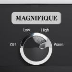 [NEW] MAGNIFIQUE 4-Quart Slow Cooker with Casserole Manual Warm Setting - Perfect Kitchen Small Appliance for Family Dinners, Dishwasher Safe Crock, Black