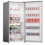 Upstreman 21.2 Cu.Ft. Convertible Upright Freezer, Large Capacity, Energy Star, Frost Free, Digital Touch Control Panel, Stainless-UF212