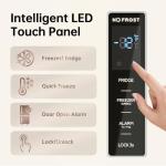 Upstreman 21.2 Cu.Ft. Convertible Upright Freezer, Large Capacity, Energy Star, Frost Free, Digital Touch Control Panel, Stainless-UF212