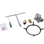 Hotfield 30 Inch Gas Cooktop Stainless Steel 5 Burners Stovetop Dual Fuel Gas Hob NG/LPG Convertible Gas Cooktop HF57013 Stainless Steel