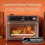 Our Place Large Wonder Oven Pro | 8-in-1 Digital Countertop Oven with Large 32Qt quarts | Non-toxic, Quartz & Stainless Steel | Air Fry, Toast, Roast, Bake, Broil, Reheat & Dehydrate | Blue Salt