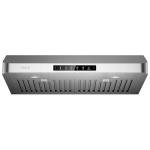 VIKIO HOME 30 Inch Under Cabinet Range Hood, 980CFM Fast Venting Ducted, Kitchen Hood With 3 Speed Gesture Sensing & Touch Control, Stainless Steel Stove Hood With LED Light And 2 Baffle Filters