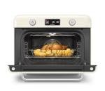 SMEG COF01Countertop Combi Oven - Multi-Function Grill, Air Fry, Steam, Bake, Convection, Defrost, and Warm, 10 Cooking Functions - Made In Italy (Cream)