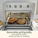 Cuisinart 15-in-1 Extra-Large Digital Air Fryer Oven with 9"x13" 2-in-1 Pan, Air Fry 4 Lbs of Wings, Cook a 13 Lb Turkey or 5+ Lb Chicken, Toast 9 Slices of Bread, and Bake a 13" Pizza, TOA-112