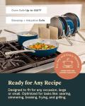 Caraway 31-Piece Ceramic Cookware Bundle - Fry Pans, Saucepans, Sauté Pan, Dutch Oven, Petite Cooker, Stir Fry, Rondeau, Stock Pot, Grill & Griddle Pans, Roasting Pan, Racks, Organizers - Perracotta