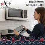 Air Filter Factory Microwave Filter 6.75" X 6.34" DE63-00666A Replacement For Samsung Over The Range Kitchen Oven Vent Grease Screen Fits AP5306190 2-Pack