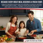 Air Filter Factory Microwave Filter 6.75" X 6.34" DE63-00666A Replacement For Samsung Over The Range Kitchen Oven Vent Grease Screen Fits AP5306190 2-Pack