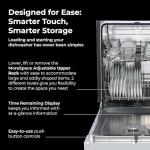 Kenmore 2214782 24" Premium Hybrid Tub Dishwasher-UltraWash, MoreSpace Adjustable Rack, High Temp & SmartWash-12 Place Settings-54 DBA Energy Star Certified, White