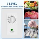 BANGSON 7.1 Cu.Ft Chest Freezer, Deep Freezer with Adjustable Thermostat, Top Open Door Freezer with Removable Basket, Quiet Operation, Ideal for Kitchen/Apartment/Office