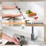 YODHOSA Immersion 8 in 1 Hand Blender 25 Speed & Turbo Mode Handheld Blenders Electric Sitck Blender with Beaker Chopper Milk Frother Frother Grinder and Mixer