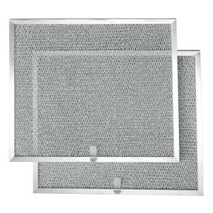 Broan BPS1FA30 Replacement Filters for QS1 and WS1 30” Range Hoods, Aluminum, 11.8" x 14.3" x 0.37" (L x W x H), 2-Pack