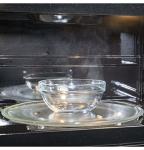 2.1 cu. ft. Over-the-Range Microwave with 1000 Watts, Chef Connect, Sensor Cooking Controls, Defrost, 4-Speed 400 CFM Vent Fan, Steam Clean and LED Cooktop Lighting