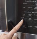 2.1 cu. ft. Over-the-Range Microwave with 1000 Watts, Chef Connect, Sensor Cooking Controls, Defrost, 4-Speed 400 CFM Vent Fan, Steam Clean and LED Cooktop Lighting