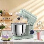 Honinst Stand Mixer, 6.5QT 10-Speed Tilt-Head Electric Stand Mixer, 3-In-1 Kitchen Mixer with Bowl, Dough Hook, Whisk and Beater, Food Mixer for Baking, Cake and Most Home Cooks, Green