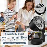 GroTawel Portable Range Hood: Kitchen Countertop Cooking Exhaust Fan Quiet Smoke Removal - 3-Speed Suction Height & Angle Adjustable Design Dual-layer Filter- Plug-in for Apartments RV BBQ Hot Pot