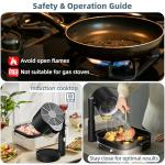 GroTawel Portable Range Hood: Kitchen Countertop Cooking Exhaust Fan Quiet Smoke Removal - 3-Speed Suction Height & Angle Adjustable Design Dual-layer Filter- Plug-in for Apartments RV BBQ Hot Pot