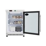 KoolMore 24 in. Commercial Manual Defrost Countertop Display Freezer in White with Stainless Steel and Glass Door, 4.6 Cu. ft. (KM-MDF46GD)