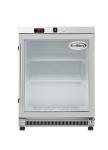 KoolMore 24 in. Commercial Manual Defrost Countertop Display Freezer in White with Stainless Steel and Glass Door, 4.6 Cu. ft. (KM-MDF46GD)