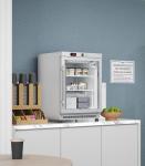 KoolMore 24 in. Commercial Manual Defrost Countertop Display Freezer in White with Stainless Steel and Glass Door, 4.6 Cu. ft. (KM-MDF46GD)