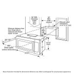 1.9 cu. ft. Over-the-Range Microwave with 1, 000 Watts, 10 Power Levels, Melt Feature, Add 30 Secs Button, Sensor Cooking, 400 CFM Venting System, Easy Clean with Steam, Timer and Turntable