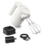KitchenAid Go Cordless Hand Mixer - battery included, KHMR762, Porcelain White