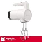 KitchenAid Go Cordless Hand Mixer - battery included, KHMR762, Porcelain White