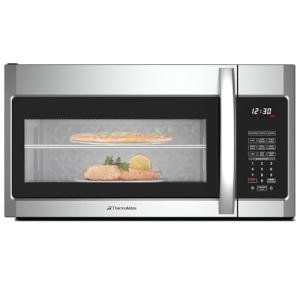 30" Over the Range Microwave Oven, ThermoMate 1.9 Cu. Ft. Capacity Microwave Over the Stove with One Touch, 1000 Cooking Watts, 400 CFM, 11 Power Levels, Sensor Cooking, LED Lighting, Stainless Steel