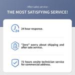 ICECASA 48" W Commercial Refrigerator Reach-in 36 Cu.ft 2 Solid Door Stainless Steel Commercial Refrigerator Fan Cooling for Restuarant, Bar, Shop, etc