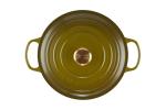 Le Creuset Enameled Cast Iron Signature Round Dutch Oven, 7.25 qt., Olive