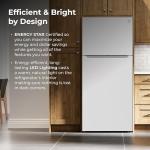 Kenmore 30" Top Mount Refrigerator with Freezer - Adjustable Shelving, Humidity-Controlled Crispers, LED Lighting, ENERGY STAR Certified, Garage Ready, 18.1 cu. ft. Capacity - White