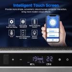 BODEGACOOLER 12 Volt Car Refrigerator, 100 Quart Portable Freezer, Car Fridge Dual Zone WIFI APP Control, -4℉-68℉ Cooler, 12/24V DC and 100-240V AC, for Travel, Camping, Outdoor,RV, black