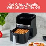 BLACK+DECKER Purifry 2QT Air Fryer, Crispy Deep Fried Taste without the Fat, Plus Bake, Dehydrate, and Keep Food Warm, Digital Touchscreen and Auto Shut-Off