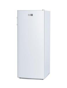 BLACK+DECKER 8.5 Cu. Ft. Upright Freezer, Stand Up Freezer with Mechanical Temperature Control, Freezer Upright with 3 Shelves and 4 Door Bins, Manual Defrost, R600a Refrigerant, BUF850LW, White