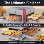 EASYROSE CPO14D 3600W 240V 60HZ Countertop Pizza Commercial Conveyor Oven with 14″ BELT