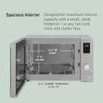 Panasonic HomeChef 4-in-1 Countertop Microwave Air Fryer Combo, Time-Saving 20 Presets + App-Linked Recipes, 1000W 1.2 cu ft Inverter Multi Oven & Convection Tech – NN-CV87QS Stainless Steel