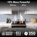 Broan-NuTone Luxury Modern 30-Inch 350 MAX Blower CFM 1.5 Sones Stainless Steel Range Hood